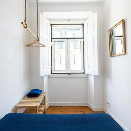 Appartamento White & Blue Vintage In Graca Lisbona