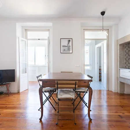 Apartament White & Blue Vintage In Graca Lizbona