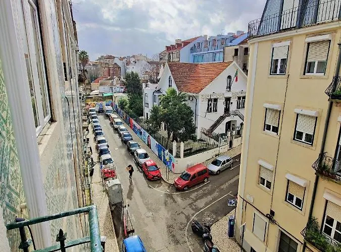 Appartement White & Blue Vintage In Graca *