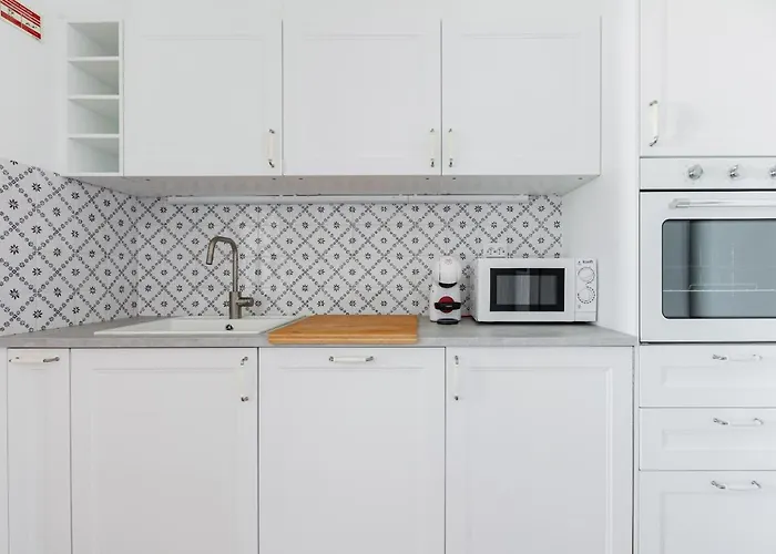 White & Blue Vintage In Graca Appartement Lissabon