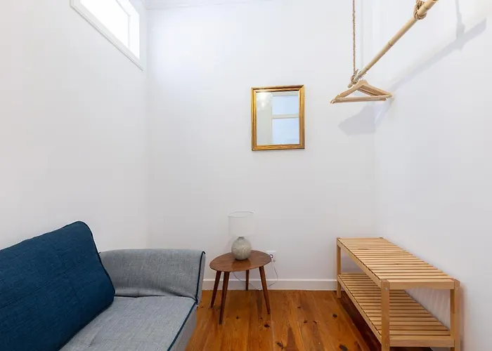 Appartement White & Blue Vintage In Graca *