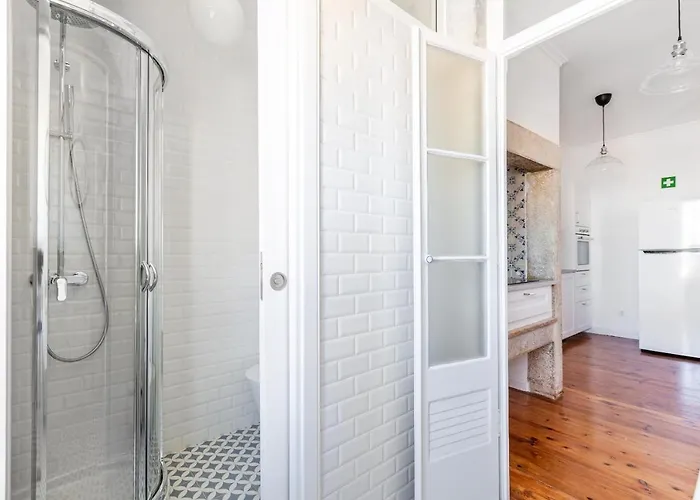 Appartement White & Blue Vintage In Graca *